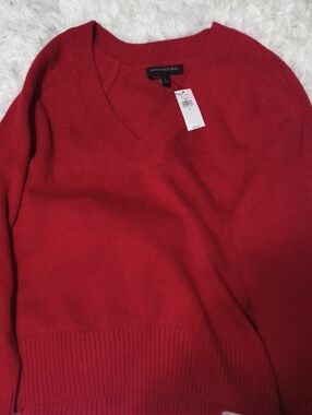 Banana Republic Red Cozy Sweater Nwt
